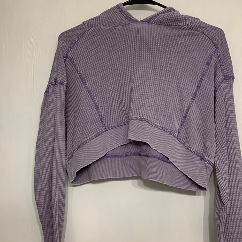 WILD FABLE CROPPED THERMAL HOODIE